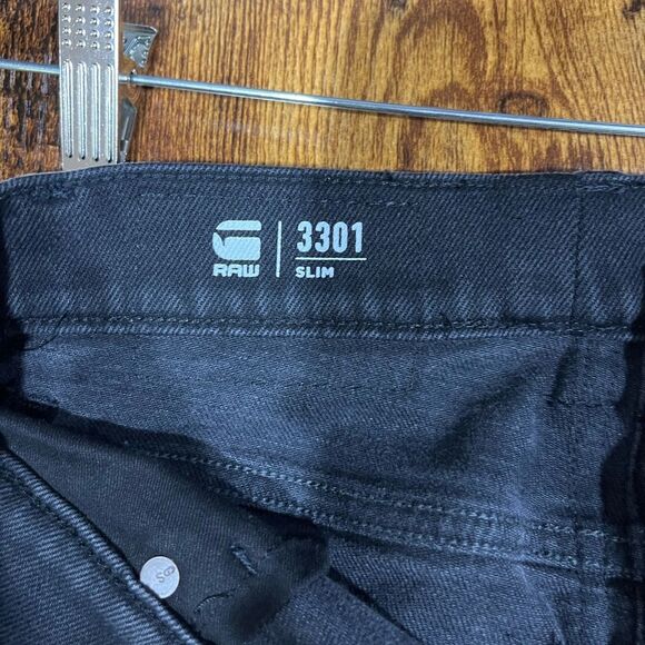 NWT G-Star Men's Charcoal Slim Jeans - Picture 5 of 5